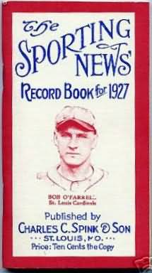 1927 Record Book